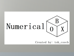 Numerical box （謎解き）