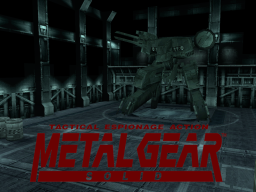 Metal Gear Solid 1 Rex Boss Room