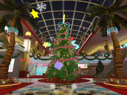 Christmas Memphis Village - Palm Plaza Mall