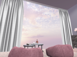 Simple pink room