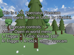 VR Freecam Demo World 1․00