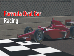 Formula Oval Car Racing