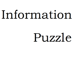 Information puzzle⁄信息谜题