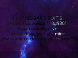 Cookie's Edits