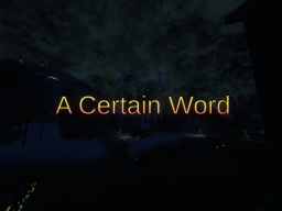 A Certain Word