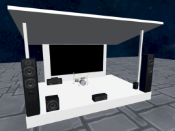 Simple concert stage