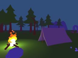 Low Poly Campground