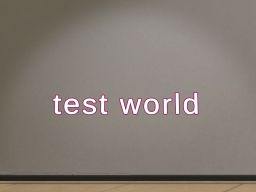 test ⁄ avatar world ǃ