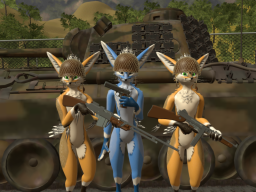 wake's military furry avatar world