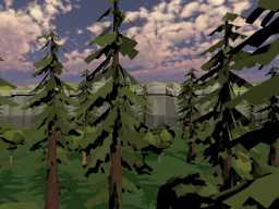 Low Poly Forest Valley