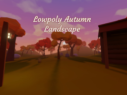 Lowpoly Autumn Landscape